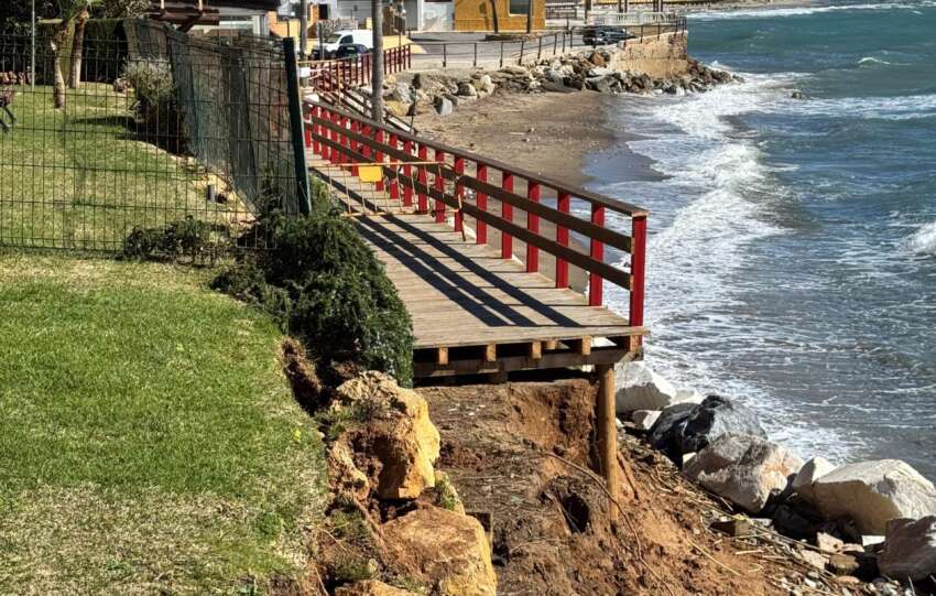 Inicio trabajo tramo Senda Litoral 4 scaled 1