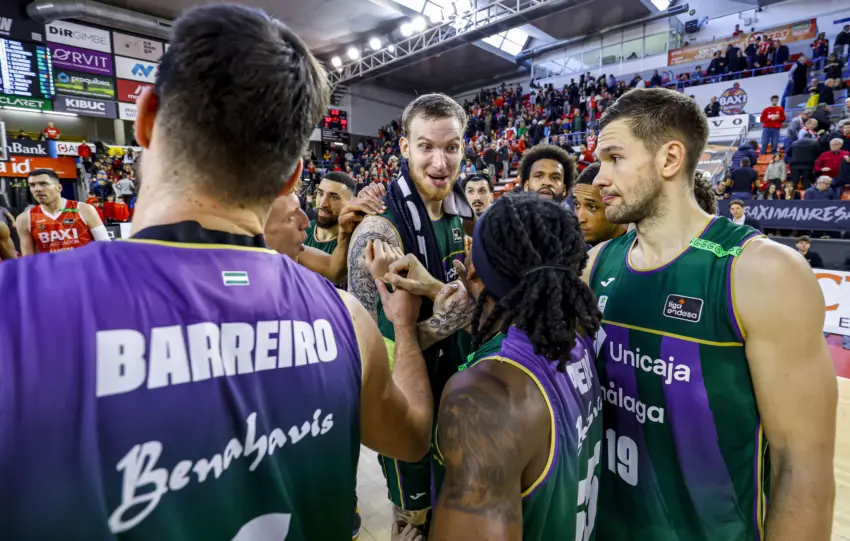 Clasificación ACB: el Unicaja asciende al quinto puesto en Liga Endesa