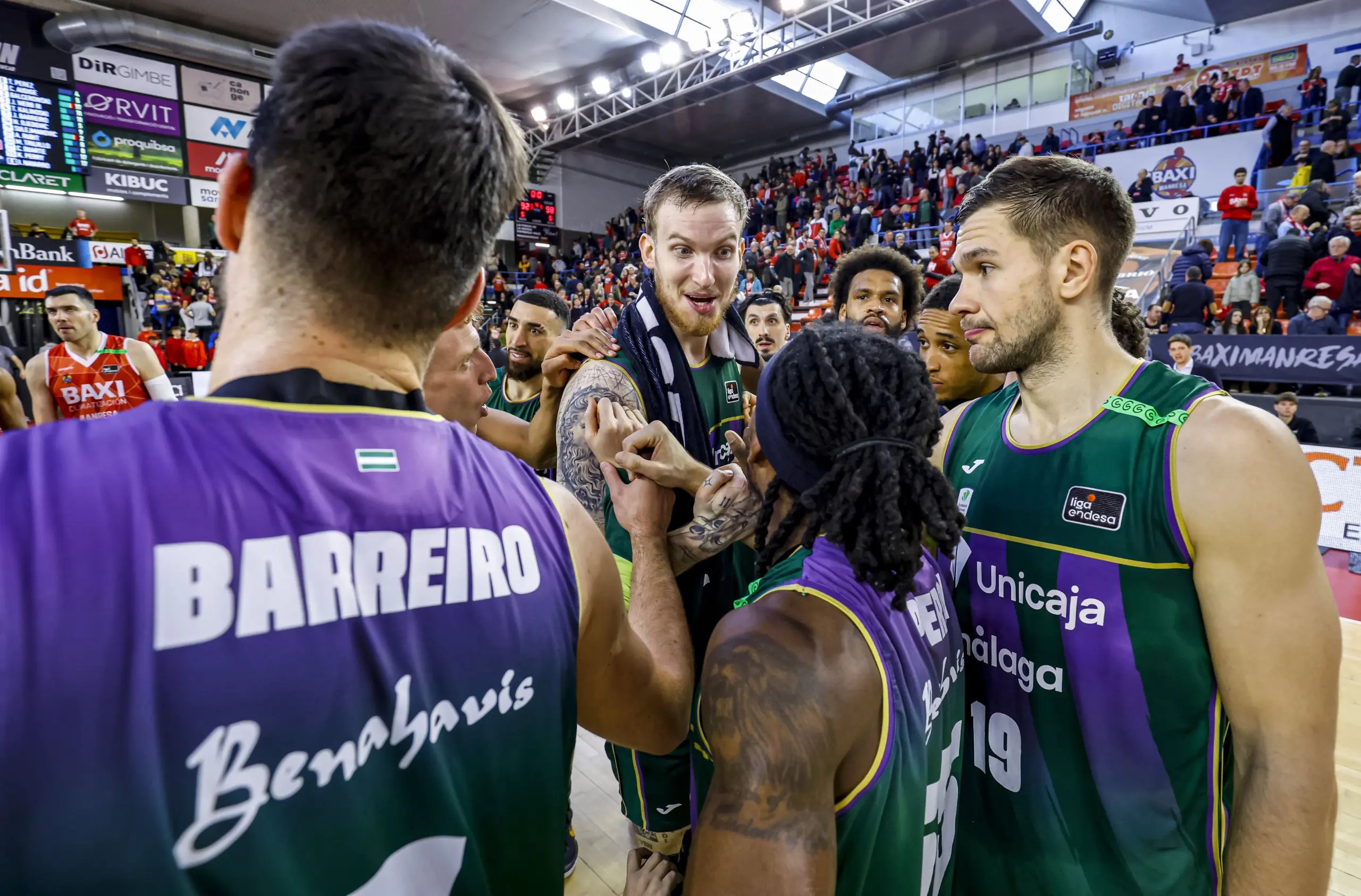 Clasificación ACB: el Unicaja asciende al quinto puesto en Liga Endesa