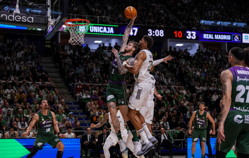 Estas son las estadísticas del Unicaja 92-96 Real Madrid