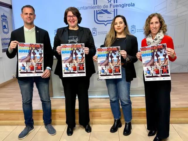 Rodriguez Bornao Rivas y Diaz presentan la charla Comunicacion Igualdad y Deporte