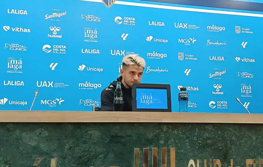 Dani Lorenzo: "Mi sueño y mi objetivo es subir a Primera con el Málaga"