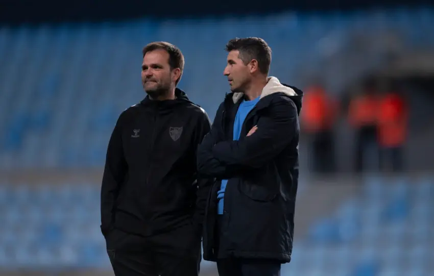 Funes y una charla de Champions en la previa del Málaga CF - SD Huesca