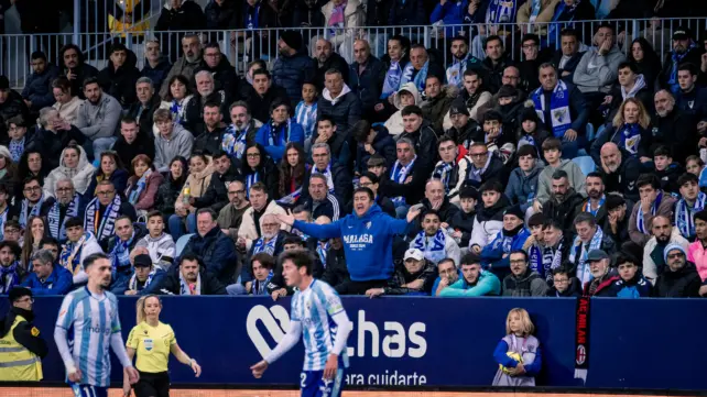 La Cultural Leonesa perdió casi media hora de juego en La Rosaleda