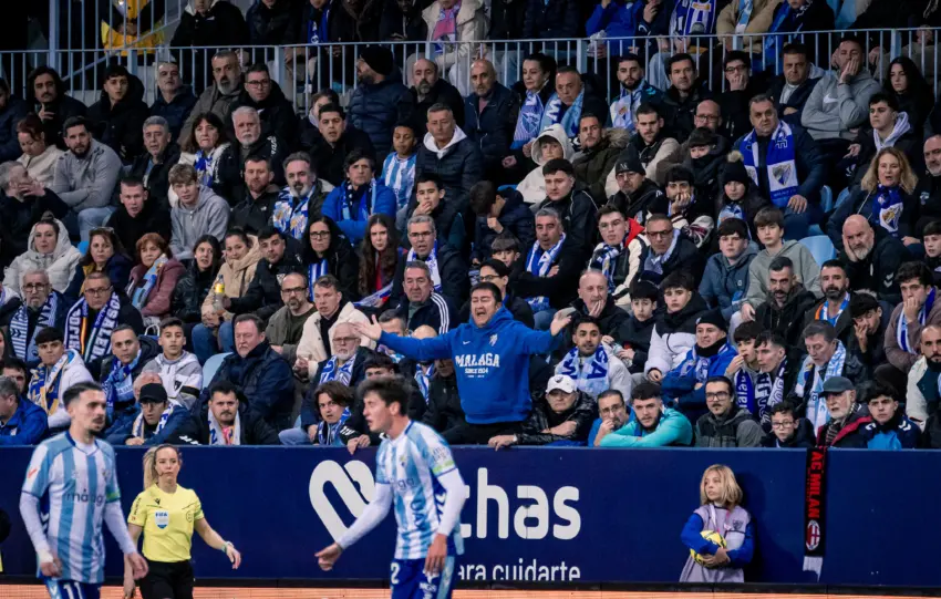 La Cultural Leonesa perdió casi media hora de juego en La Rosaleda