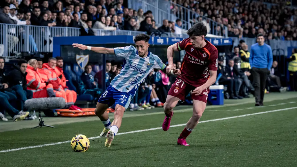 malaga cf cultural leonesa rosaleda david larrubia