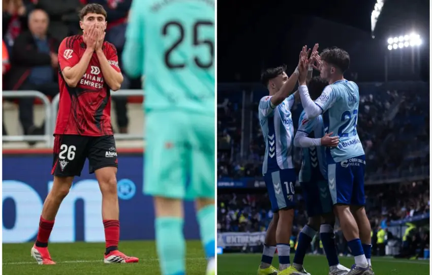 Dos polos opuestos se miden en Miranda de Ebro. Málaga CF