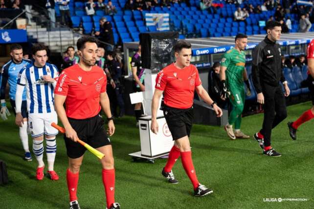 La Real Sociedad B reclama el arbitraje de Fuentes Molina ante el Málaga CF