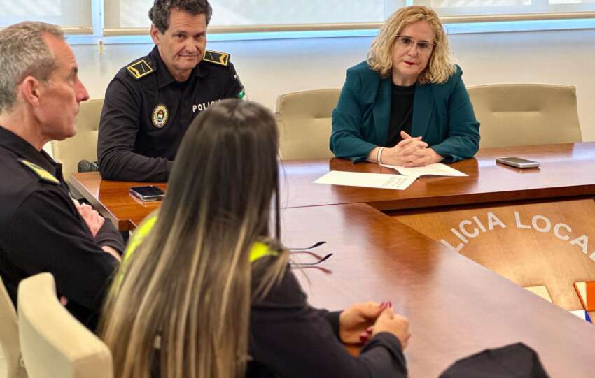 Ana Mula durante un momento de la reunion con la Unidad Viogen