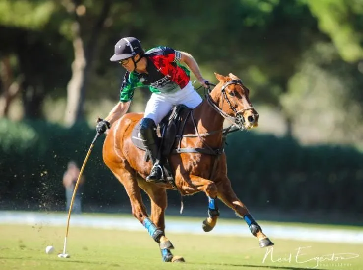 BERAZADI CON EL CABALLO EN POLO