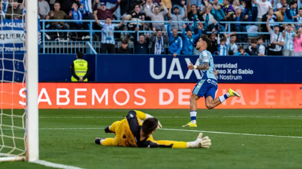 David Larrubia Gol Malaga CF Huesca