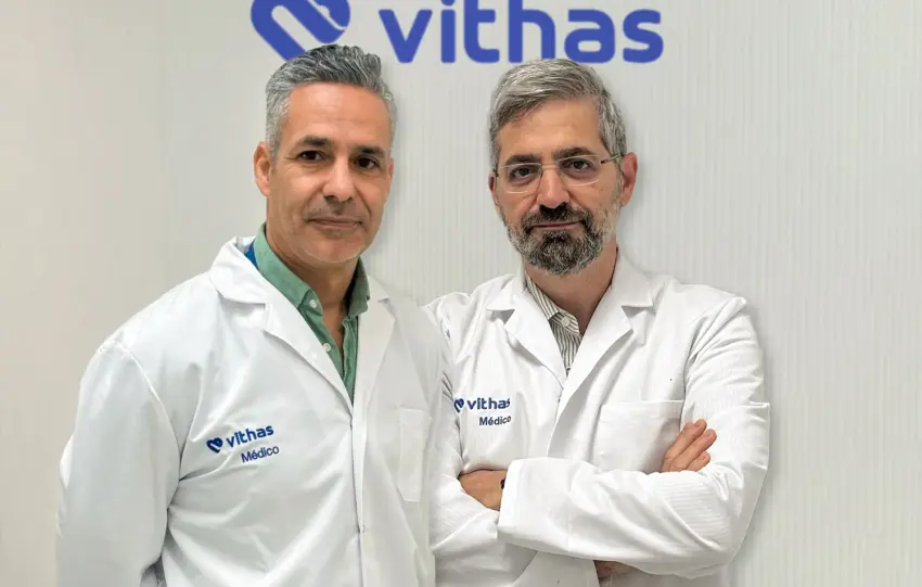 El Dr. Luis Lobato i y el Dr. Francisco Manuel Fernandez d