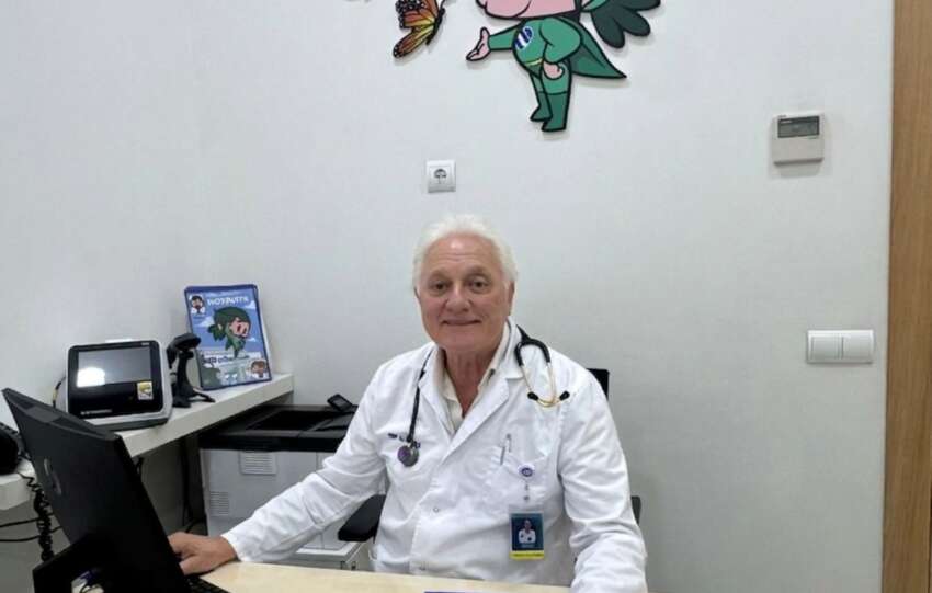 El doctor Abel Emir Murgio Bellun jefe del Servicio de Pediatria del Hospital Vithas Xanit Estepona