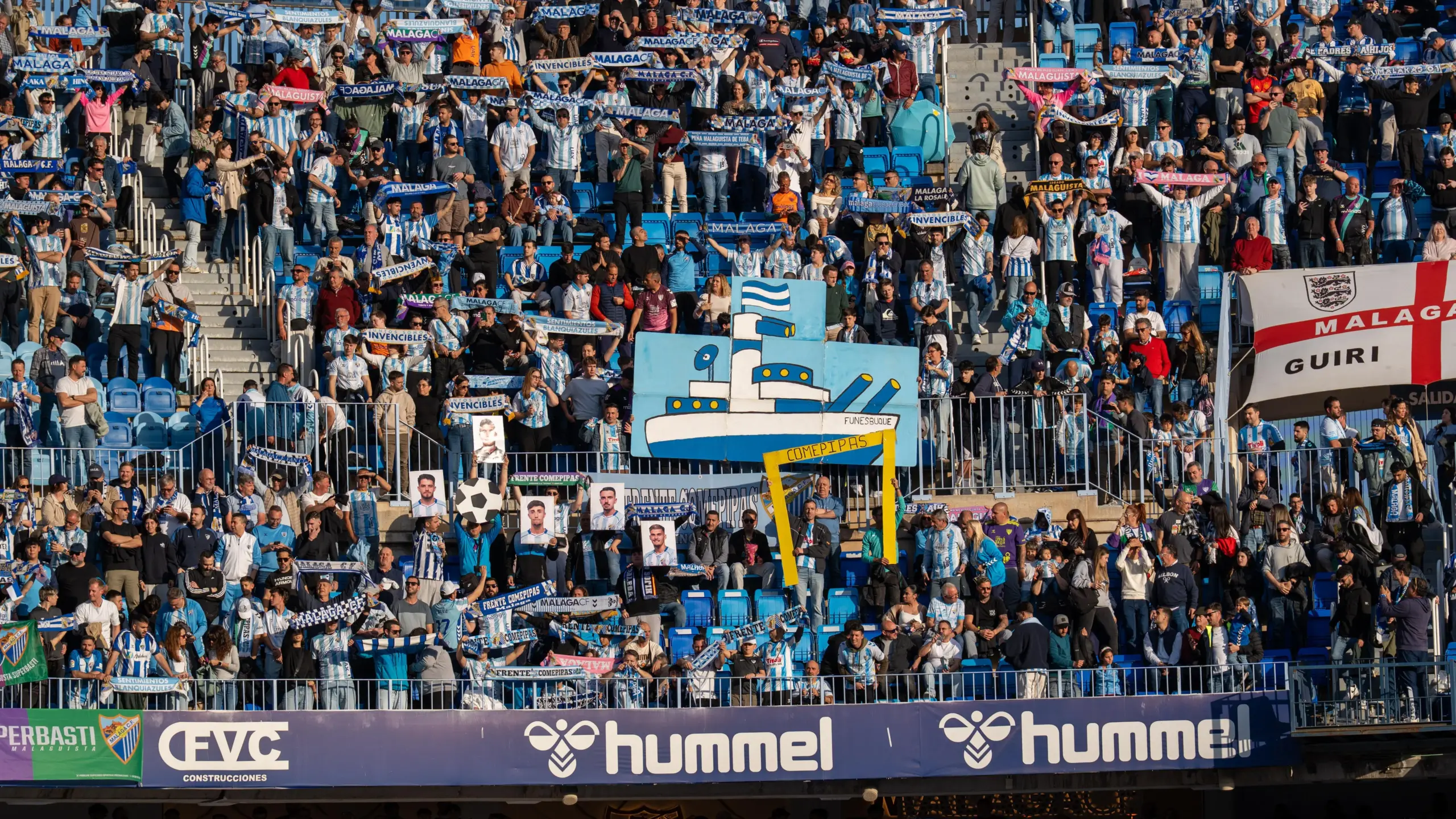 Ocho años después, La Rosaleda vuelve a ser de Primera