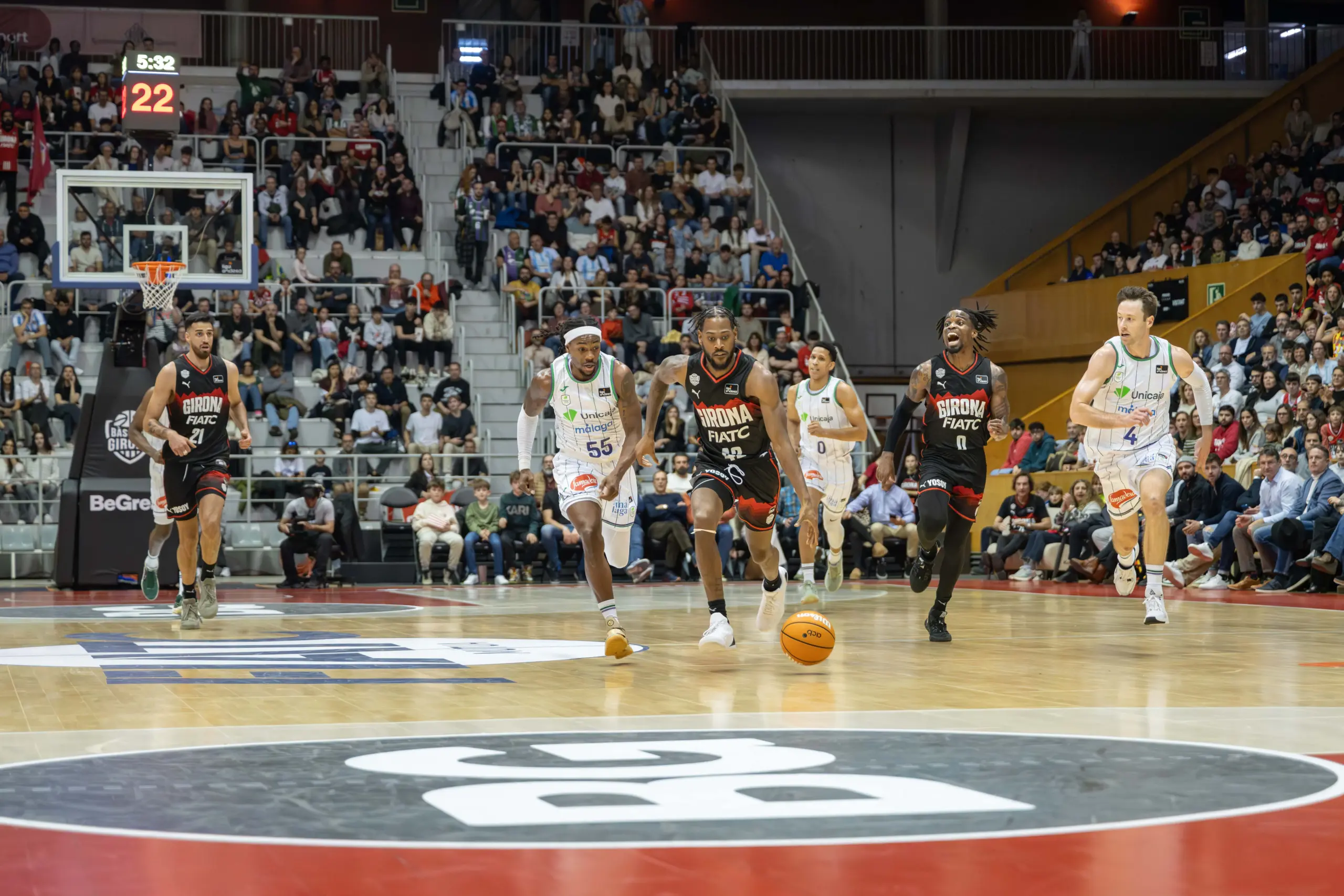 HORARIO Y TELEVISIÓN DEL BASQUET GIRONA VS UNICAJA