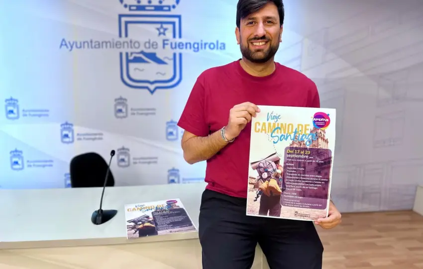 Isaac Vaargas presenta el viaje al Camino de Santiago para jovenes