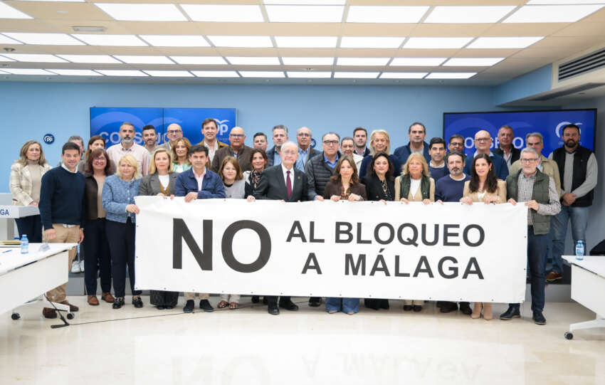 Navarro imagen Bloqueo Malaga 21 marzo 2026