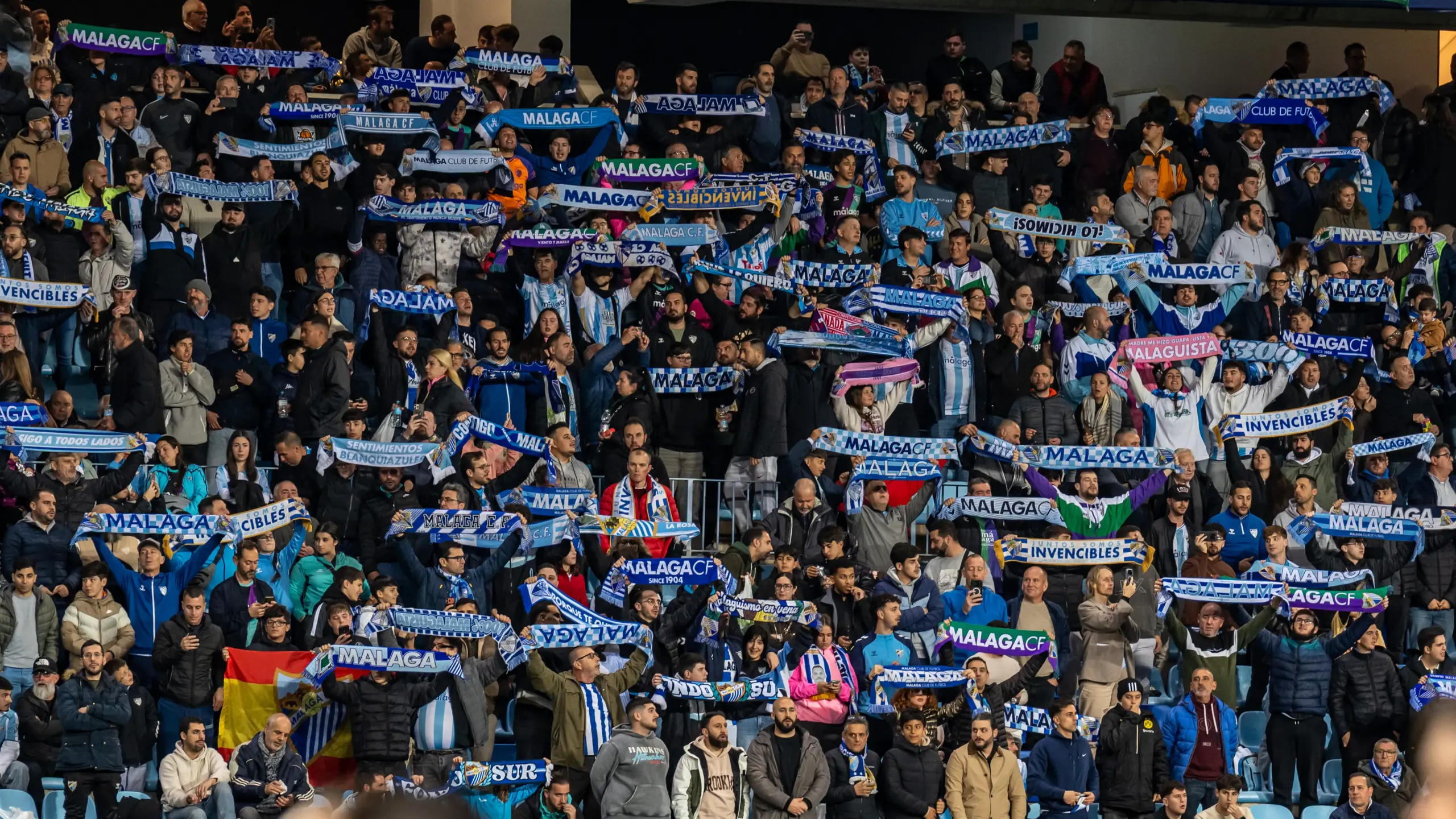 Menos de 100 entradas libres para llenar La Rosaleda contra el Sporting de Gijón