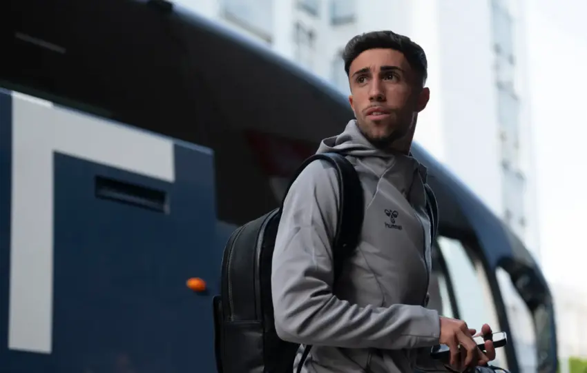 Larrubia no completó el último entrenamiento previo al SD Eibar
