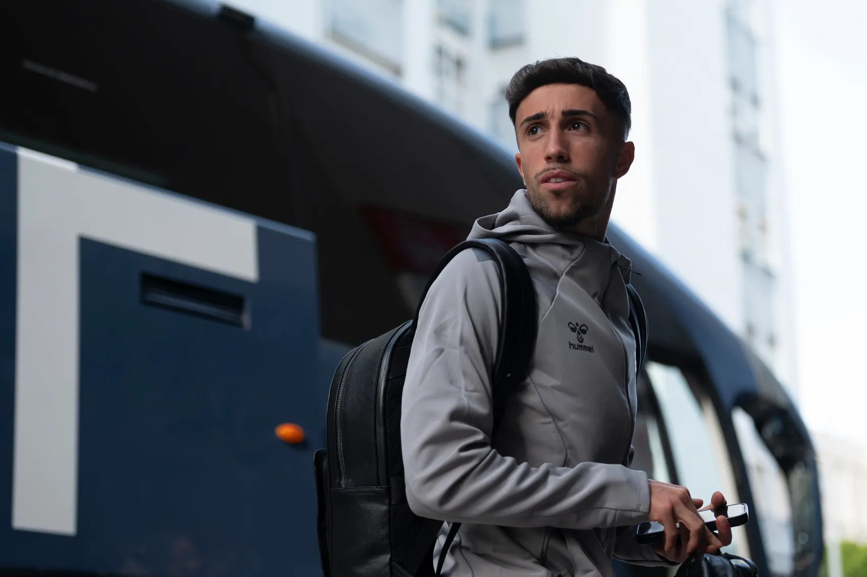 Larrubia no completó el último entrenamiento previo al SD Eibar