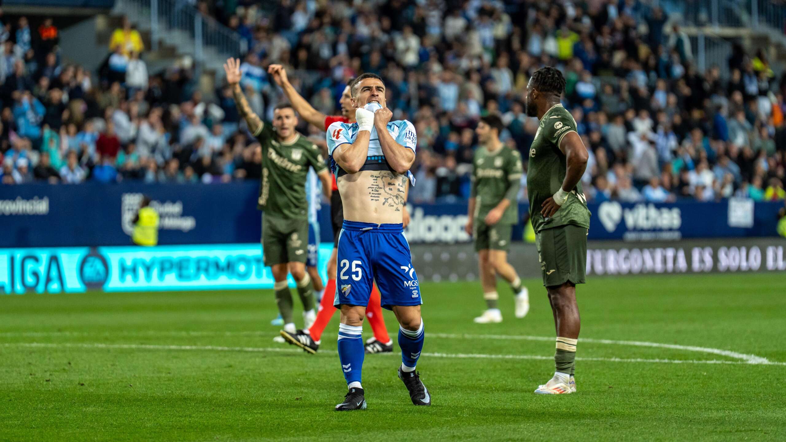 CRÓNICA | El Málaga CF, 'Cautivo' e impotente ante el otro fútbol del CD Leganés