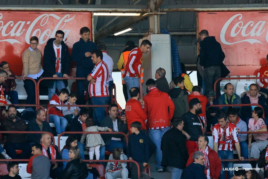 Suspendido el Sporting de Gijón - Leganés por una emergencia sanitaria en la grada