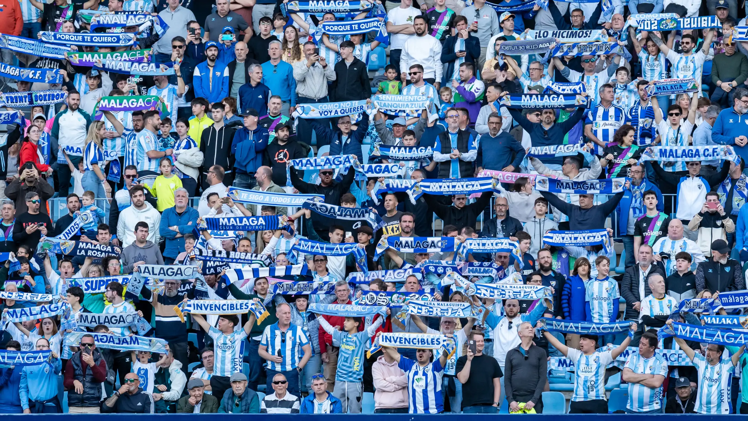La Rosaleda se apunta al ascenso: Otro llenazo más