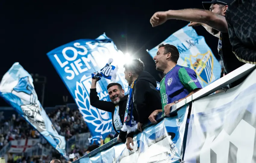 La Rosaleda afición
