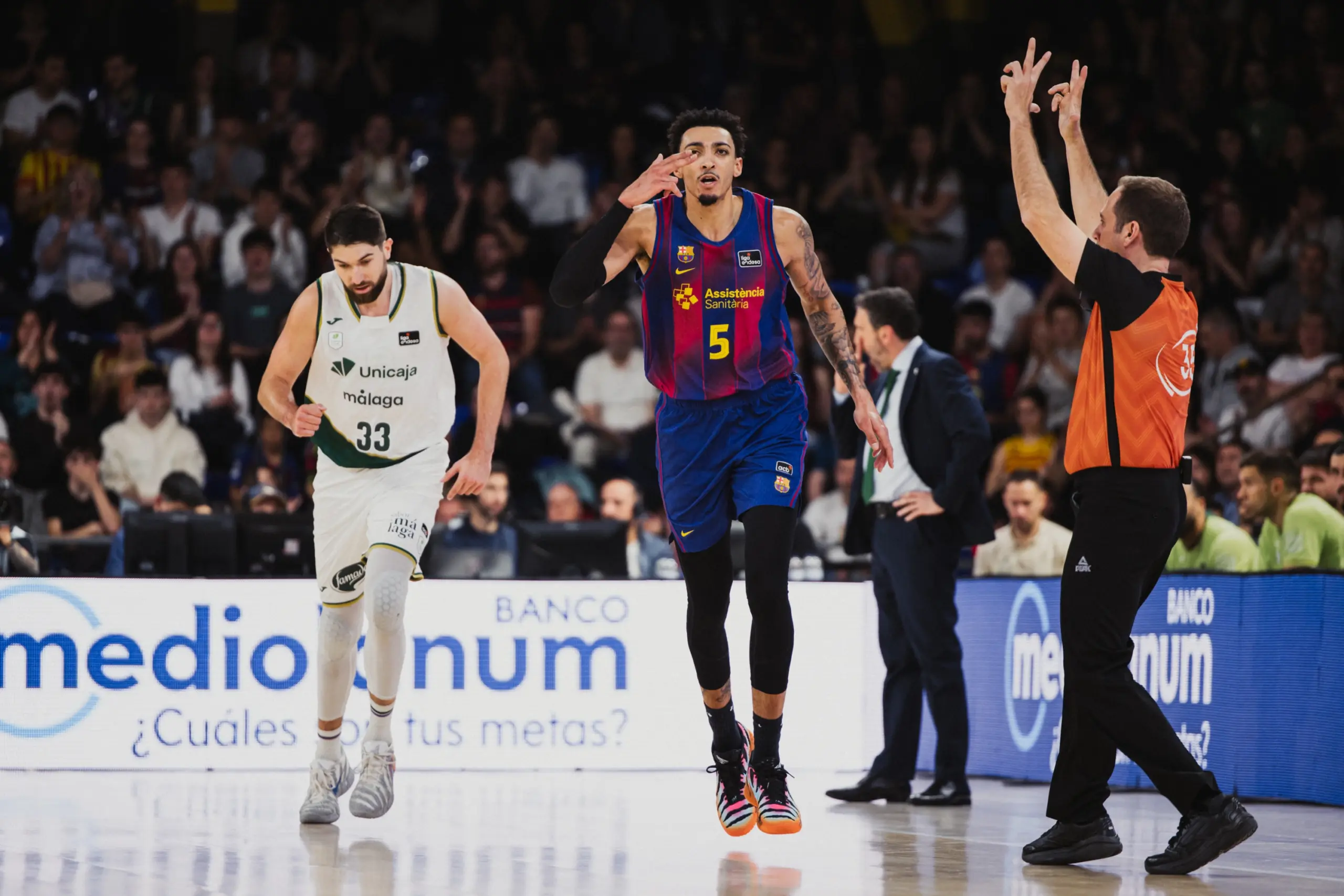 Estas son las estadísticas del Barcelona 97 - 91 Unicaja