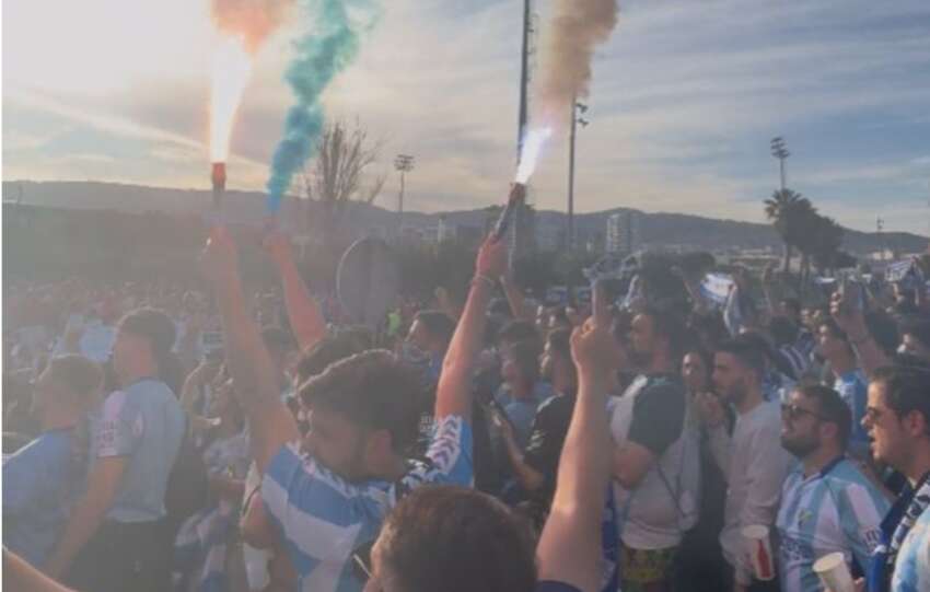 Multas de 600 euros y dos años de veto para cuatro aficionados del Málaga CF