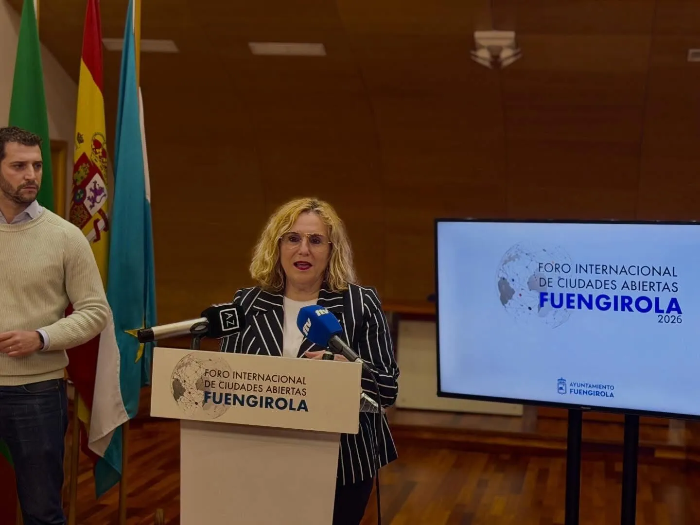 Radio Marca 36 Ana Mula presenta junto a Jose Luis Ponce el III Foro Internacional de Ciudades Abiertas