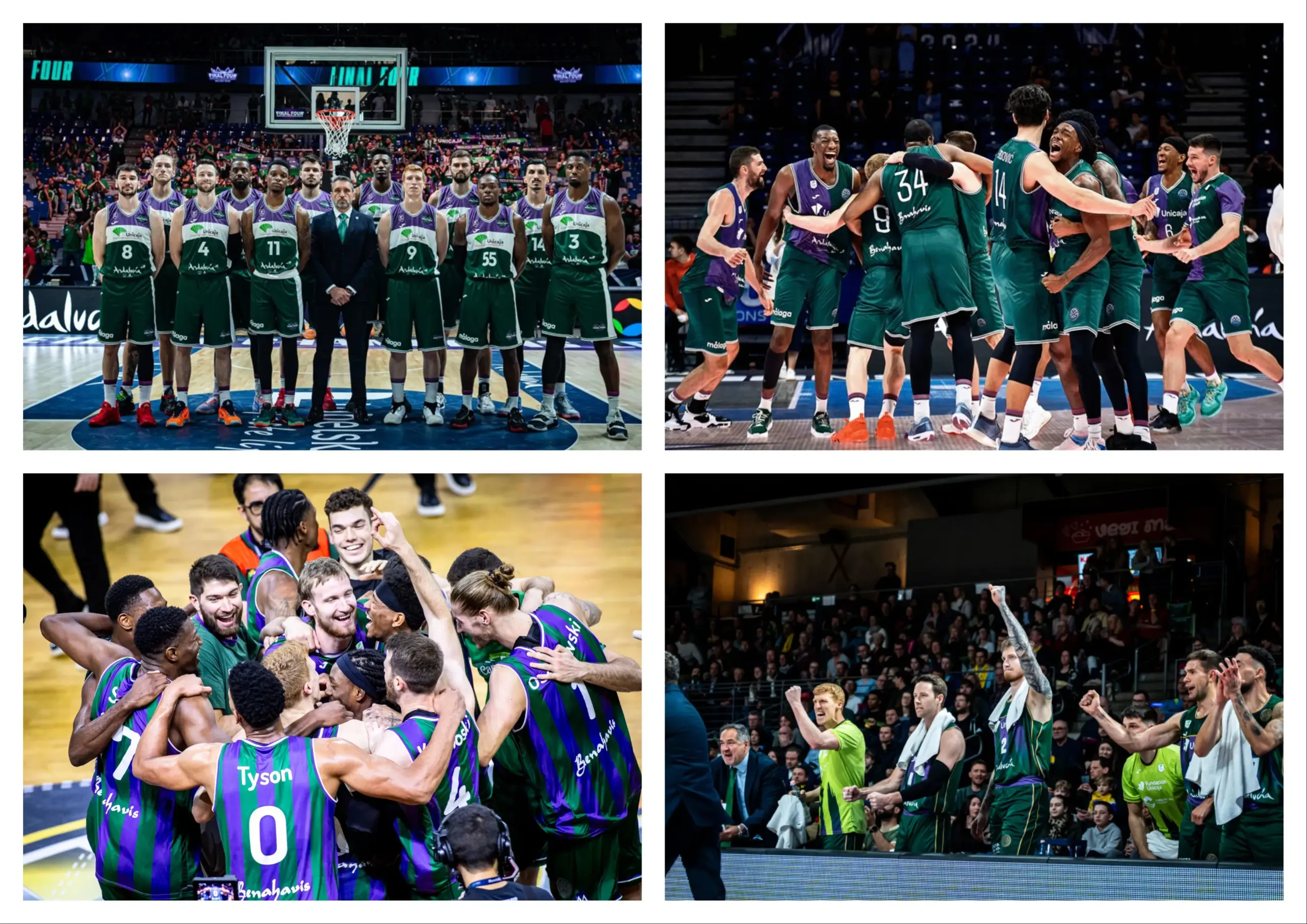 CUARTA FINAL FOUR CONSECUTIVA DE BCL PARA EL UNICAJA