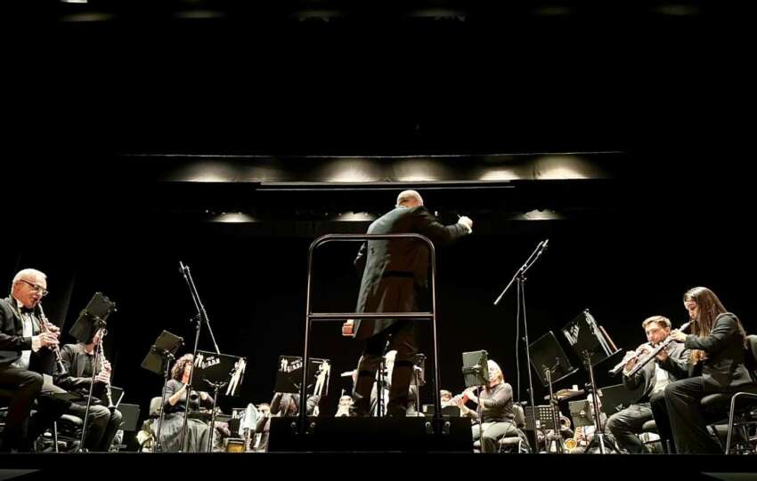 Concierto de la Banda de Musica en el Palacio de la Paz