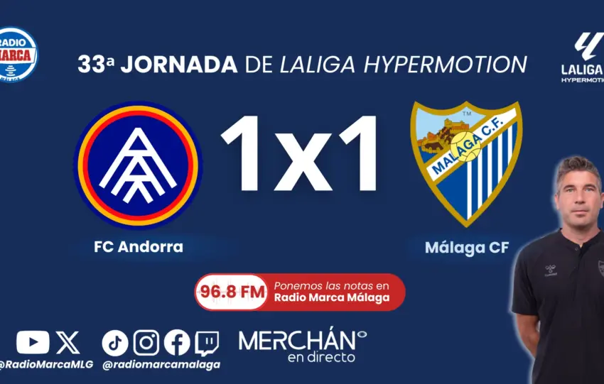 Este es el 1×1 del Málaga CF ante el FC Andorra