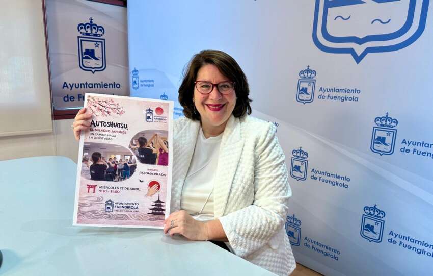 Cristina Bornao presenta el taller de Autoshiatsu para mayores