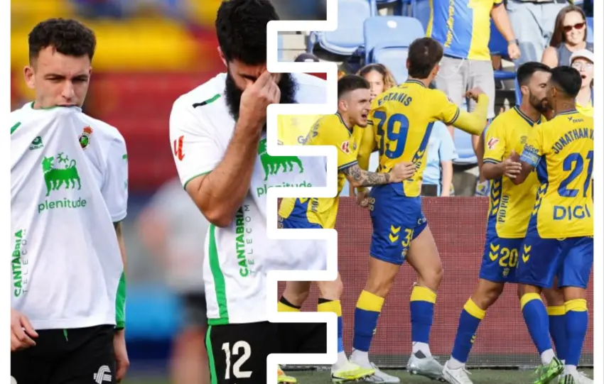 EL RACING SE LA PEGA Y LOS RIVALES ACECHAN AL MÁLAGA POR EL PLAYOFF