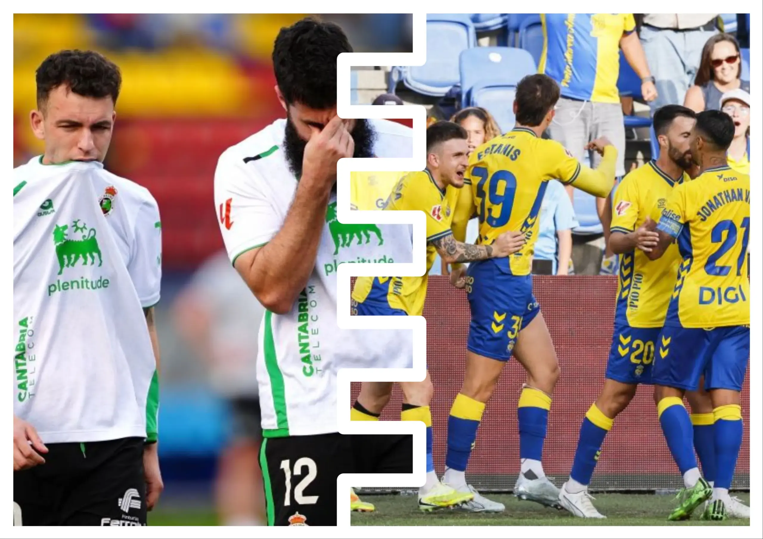 EL RACING SE LA PEGA Y LOS RIVALES ACECHAN AL MÁLAGA POR EL PLAYOFF