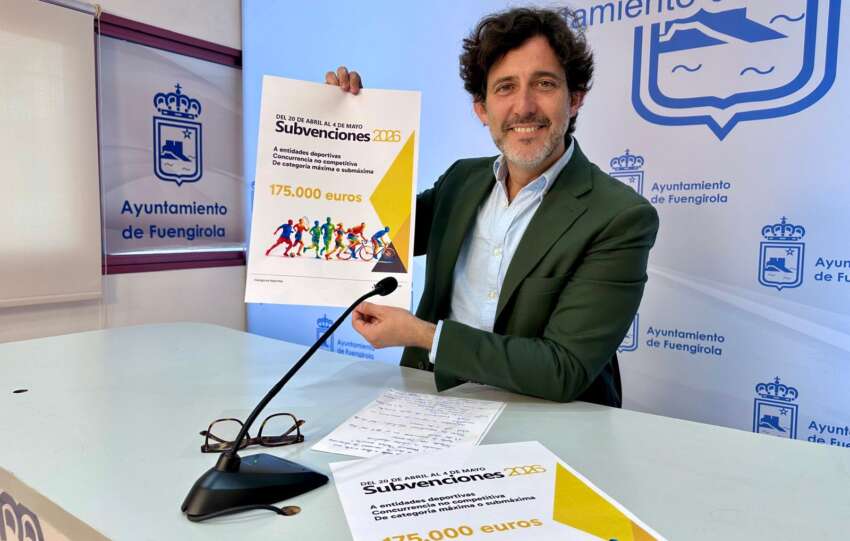 Francisco Jose Martin informa de las ayudas de Diputacion a entidades deportivas