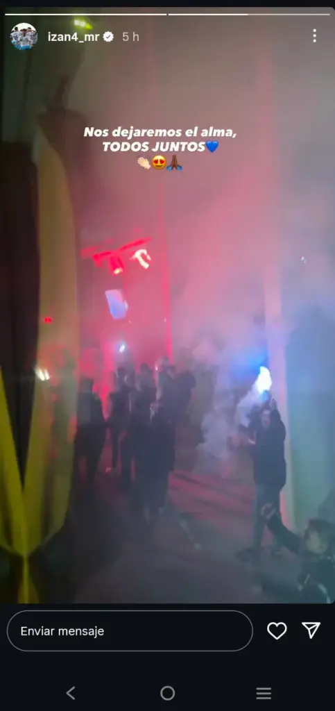 IZAN MERINO RECIBIMIENTO ROSALEDA 1