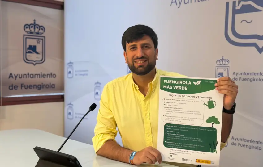 Isaac Vargas presenta el programa formativo Fuengirola mas Verde