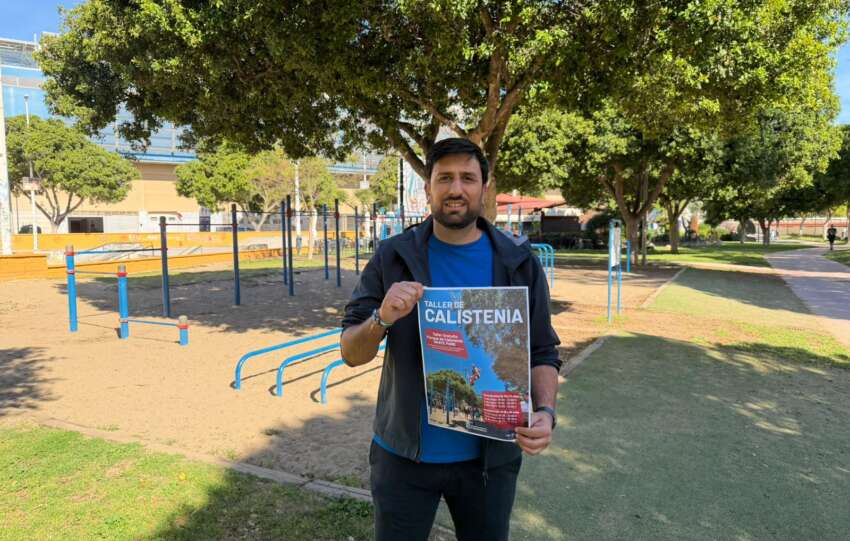 Isaac Vargas presenta el taller de Calistenia