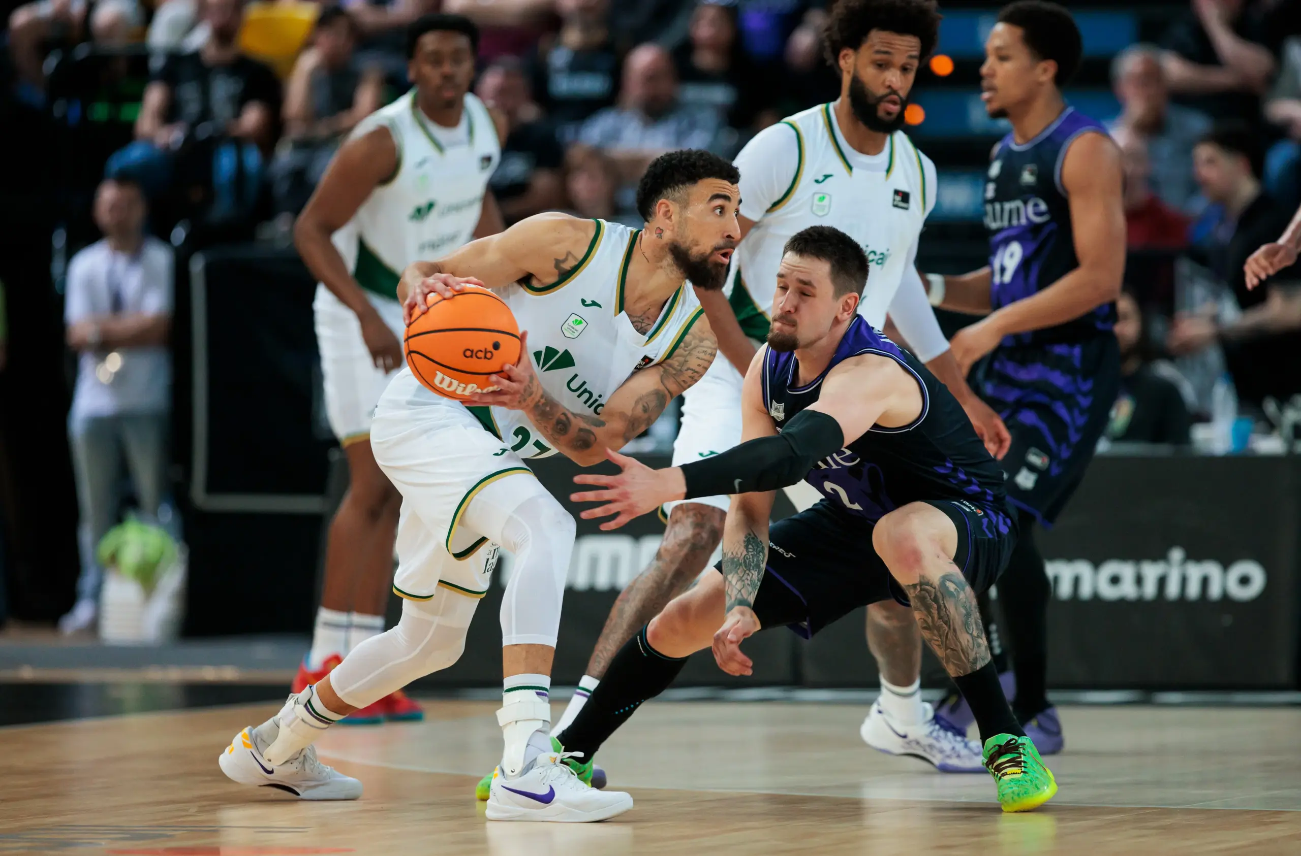 LAS NOTAS Y EL 1X1 DEL UNICAJA ANTE SURNE BILBAO BASKET