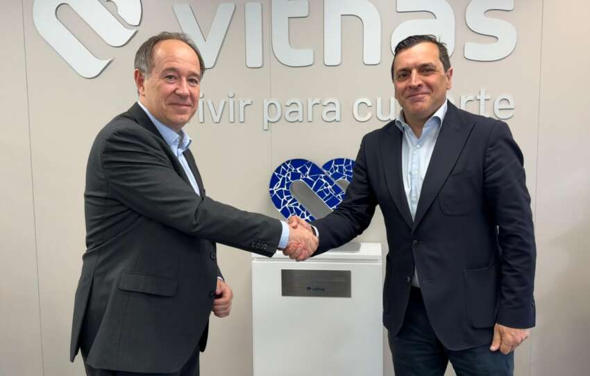 Luis Campo CEO de GE Healthcare y el Dr. Pedro Rico CEO de Vithas