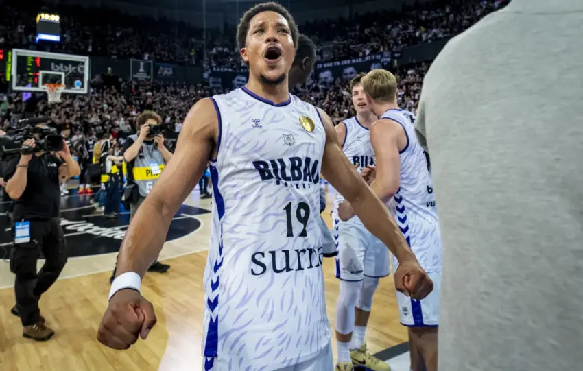Melvin Pantzar vuelve a conquistar la FIBA Europe Cup con Bilbao Basket