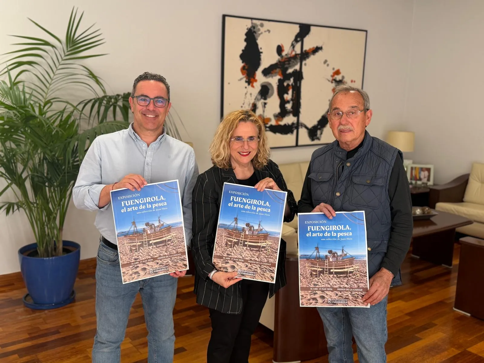 Romero Mula y Haro presentan la exposicion Fuengirola el arte de la pesca