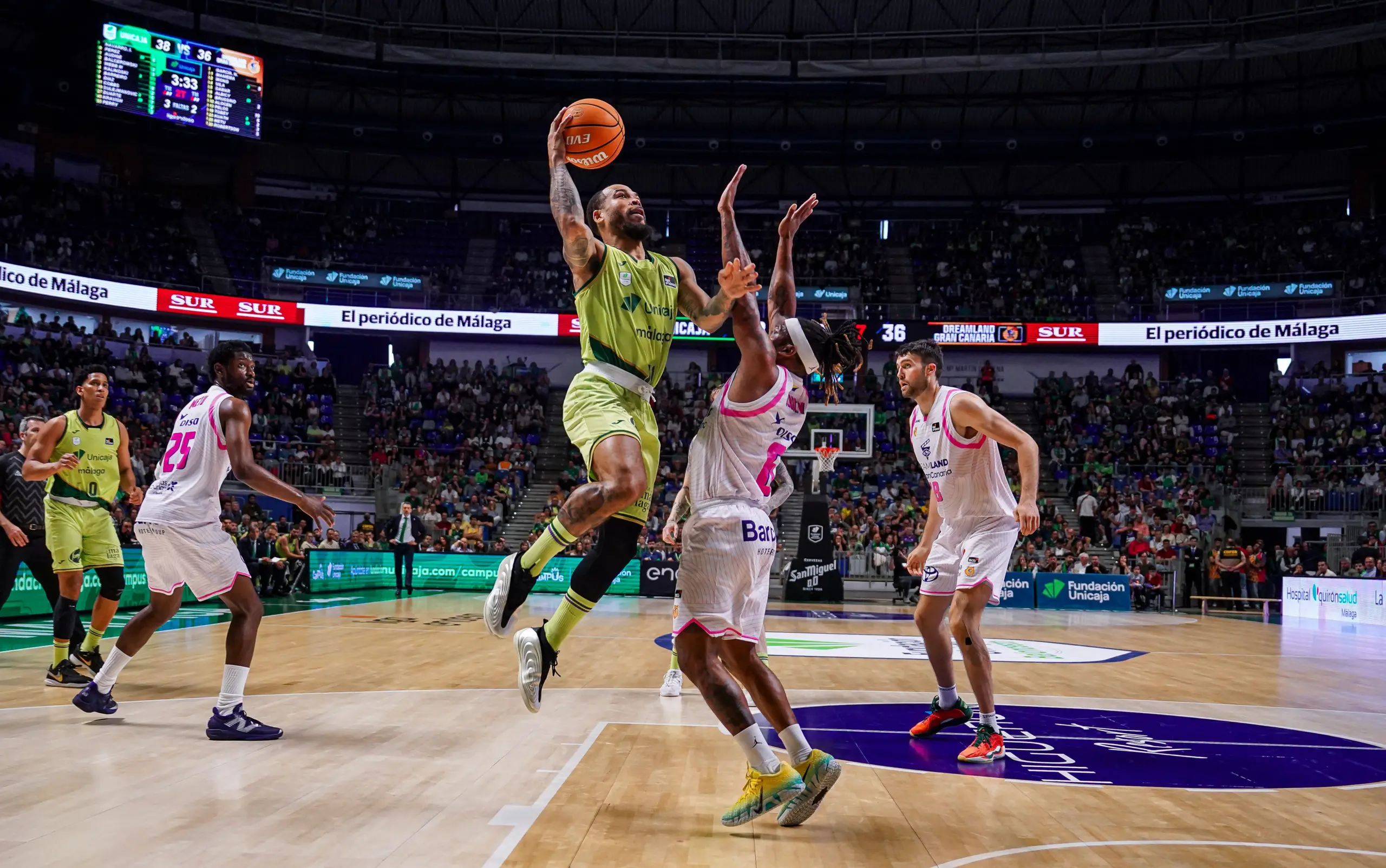 Este es el resumen de la derrota de Unicaja ante Gran Canaria (100-101)