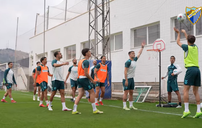 El Málaga CF se pasa al baloncesto en la sesión del jueves
