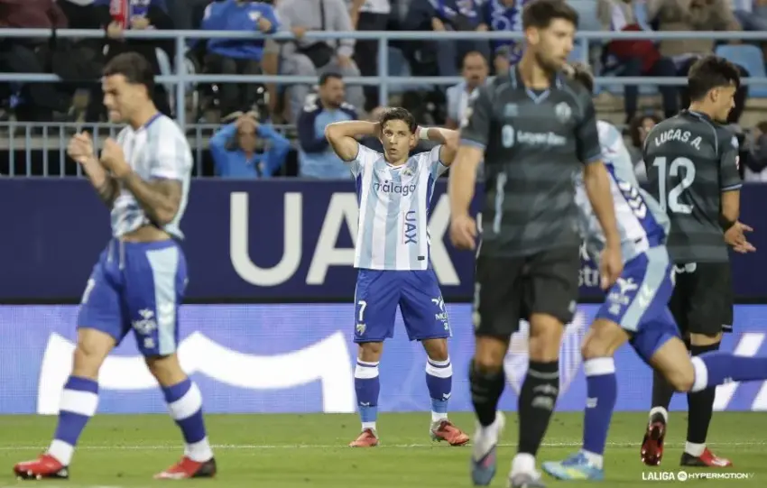 El Málaga perdió en La Rosaleda... ¡216 días después!