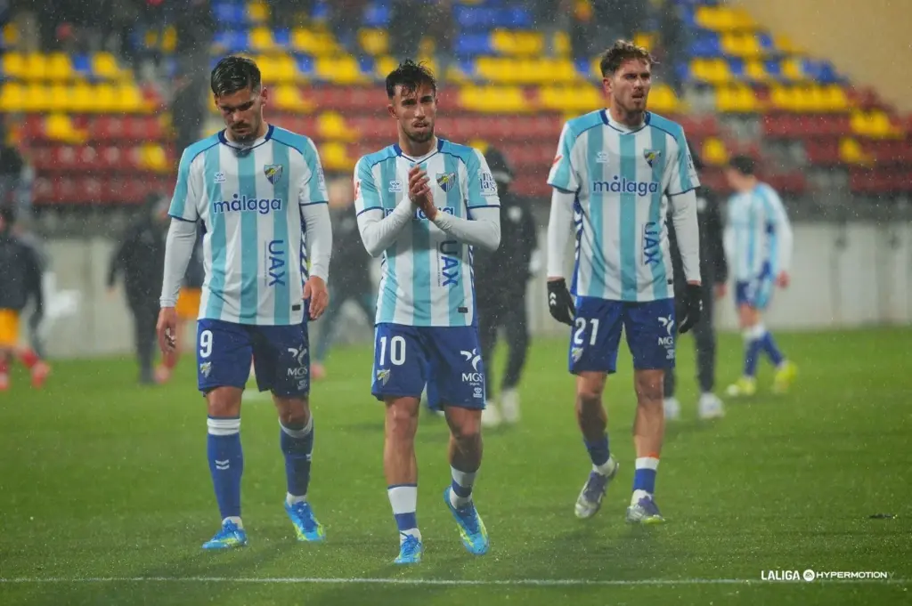 Dos puntos y más de 3.000 kilómetros: el resumen de una semana agotadora para el Málaga 1 nino larrubia chupete andorra lluvia frio