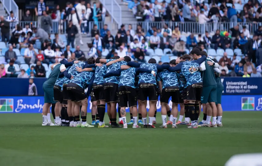 El vestuario del Málaga CF y su confianza para luchar por volver a Primera División